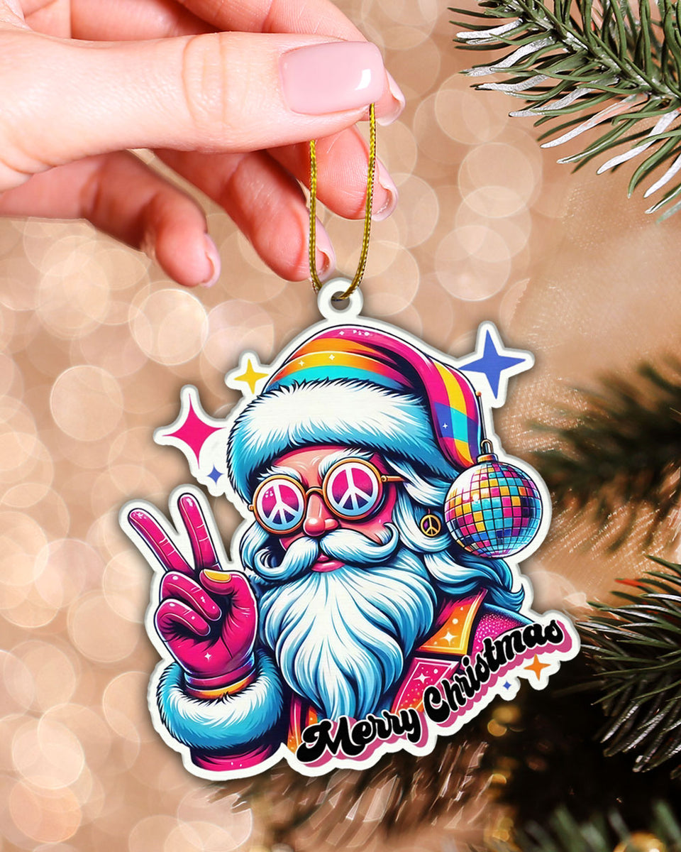 Santa Hat Tie Dye Handcrafted Hippie Christmas Holiday Party Festive Whimsical DIY Tie Dye Family Christmas Pajamas – Craft Box Girls main image 3