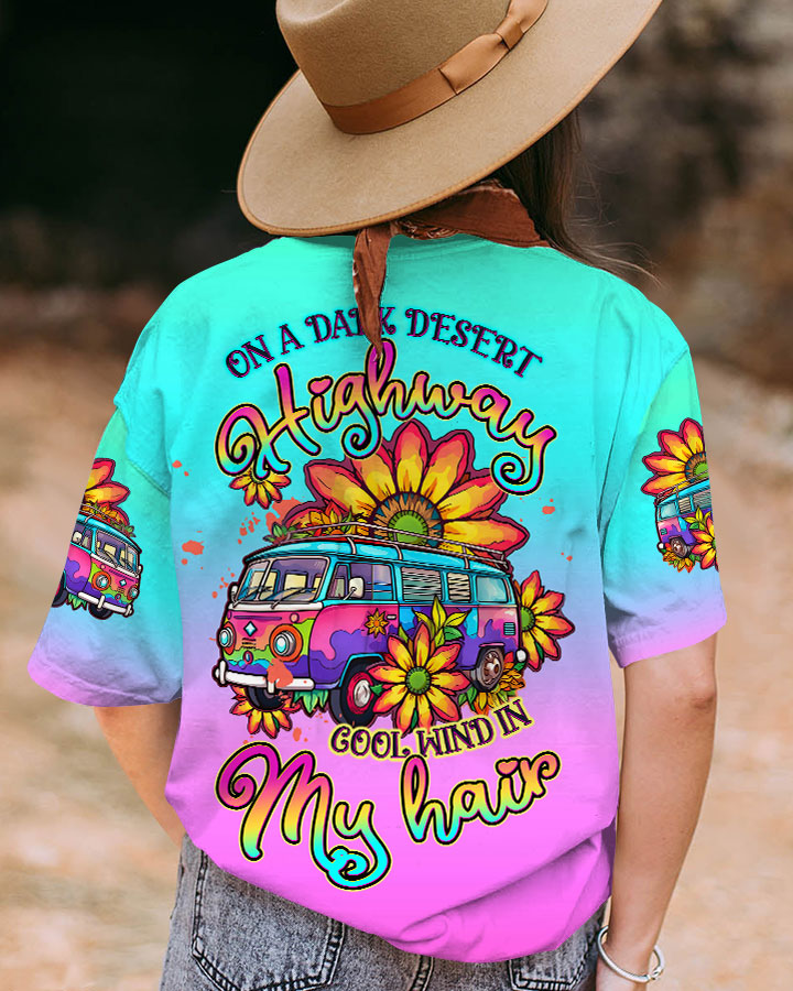 ON A DARK DESERT HIGHWAY ALL OVER PRINT TLTW1007235 Groovy Hippie