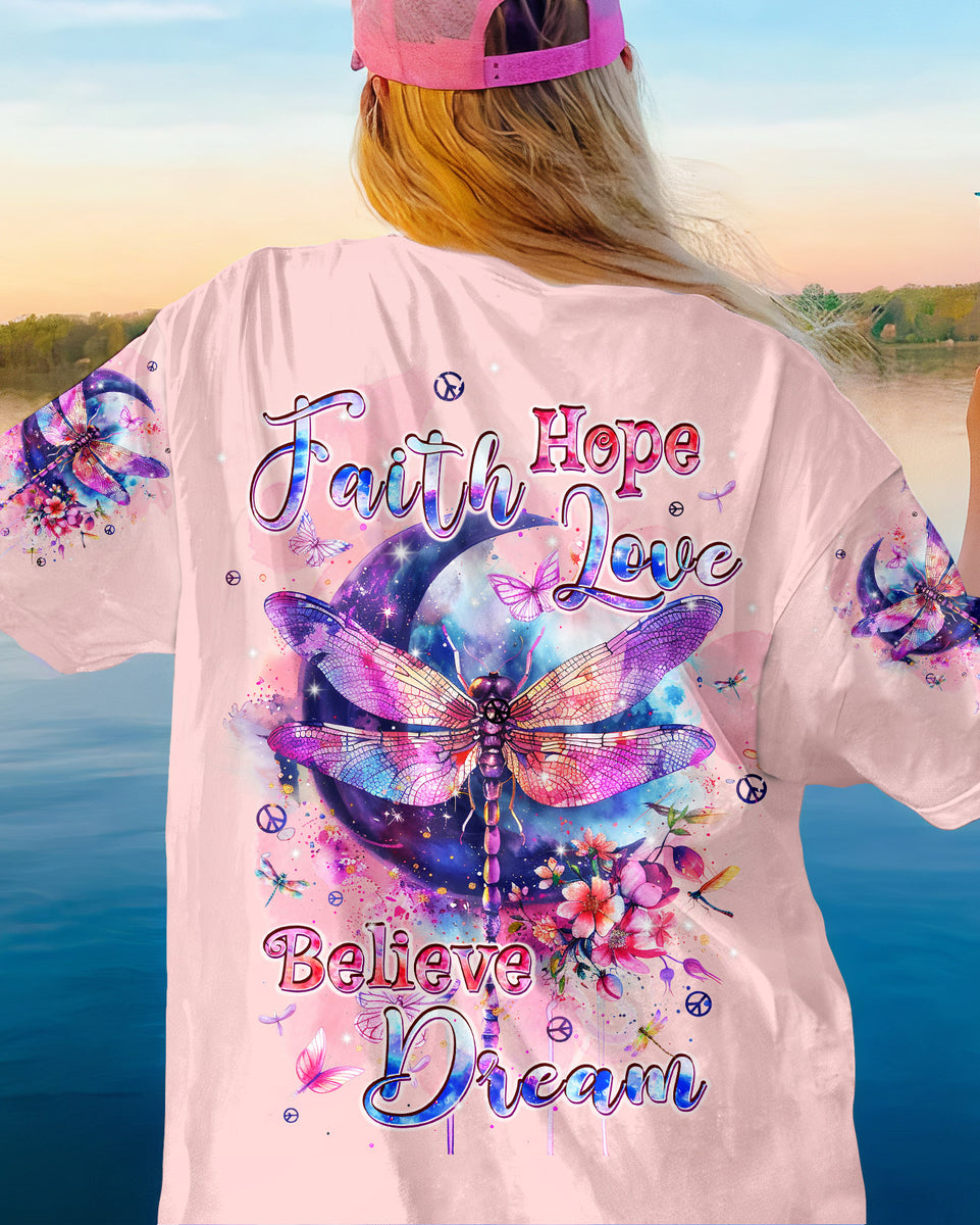 FAITH HOPE LOVE DRAGONFLY ALL OVER PRINT - TLPQ0904244
