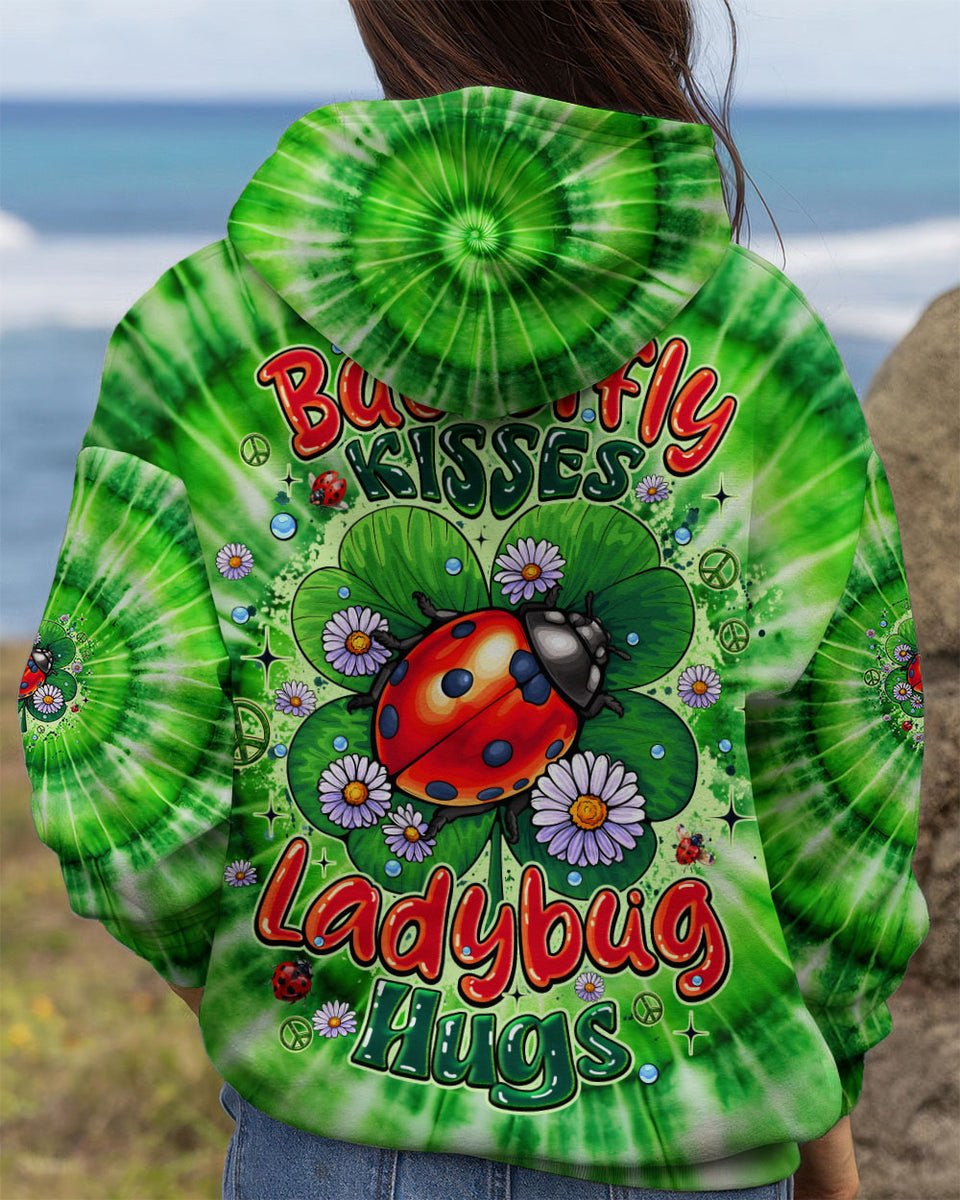 BUTTERFLY KISSES AND LADYBUG HUGS TIE DYE ALL OVER PRINT - TYQY0512252 ...