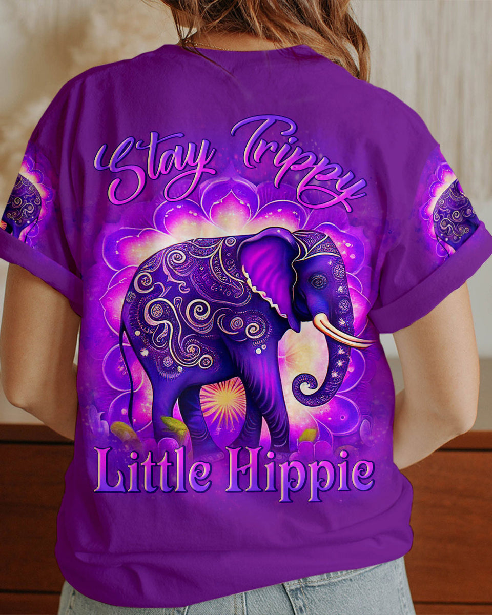 STAY TRIPPY LITTLE HIPPIE ALL OVER PRINT YHLN3105231 Groovy Hippie
