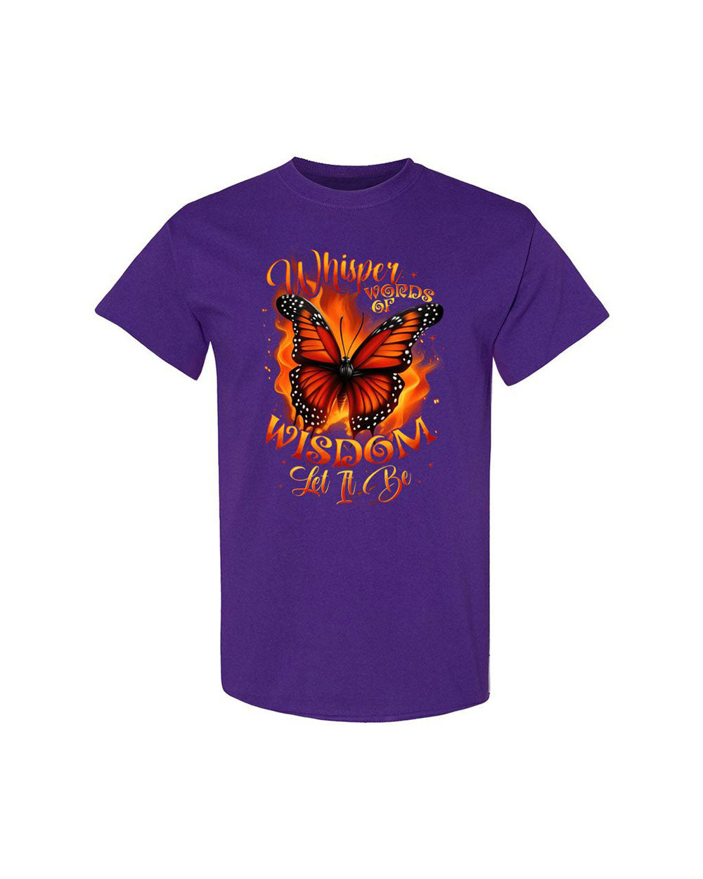 WHISPER WORDS OF WISDOM LET IT BE BUTTERFLY COTTON SHIRT - TYTD1510244