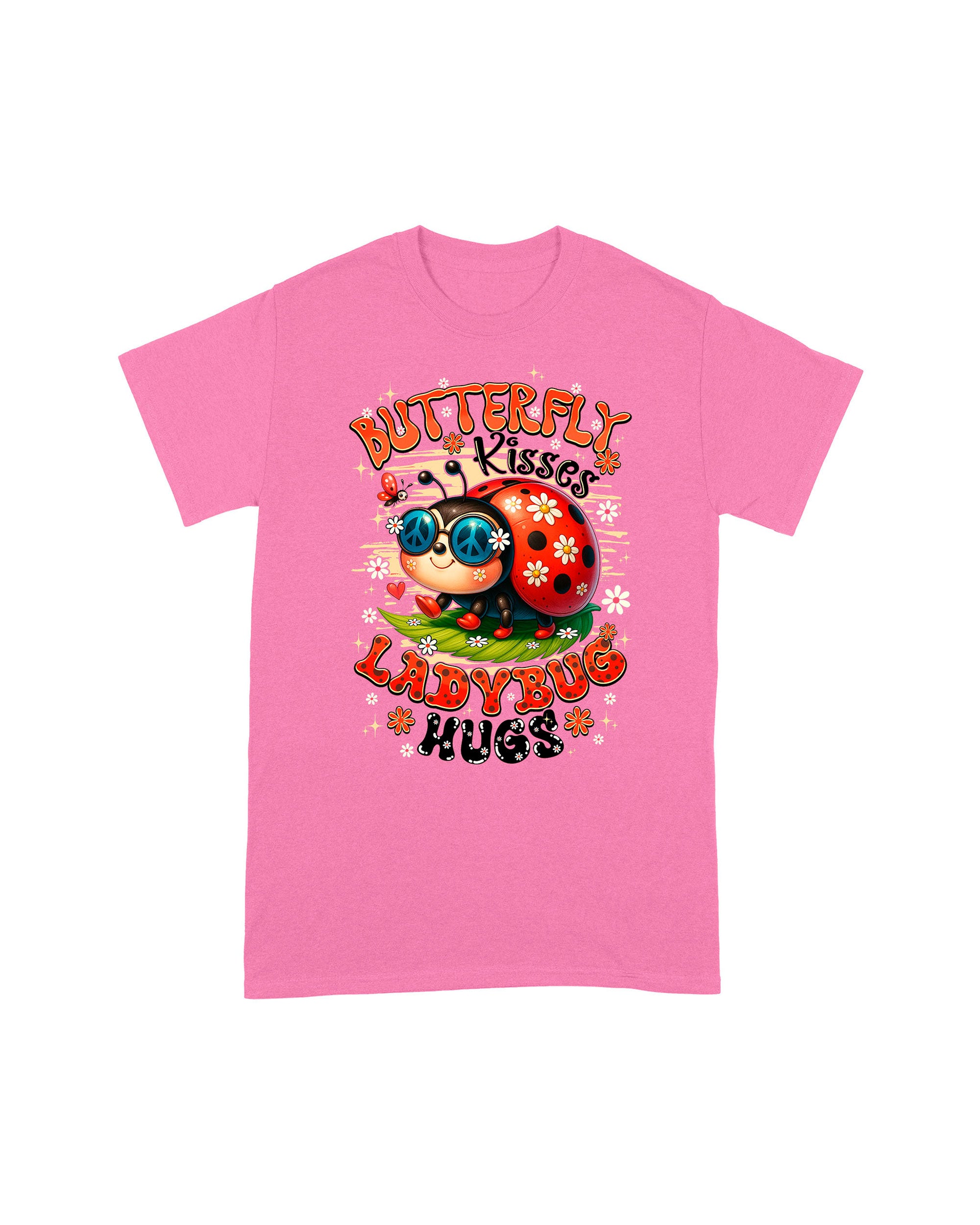 BUTTERFLY KISSES AND LADYBUG COTTON SHIRT - TYQY2306255