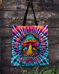 EAT MUSHROOMS SEE THE UNIVERSE TIE DYE TOTE BAG - TLTW2707238