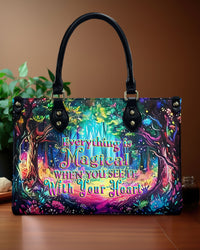 EVERYTHING IS MAGICAL LEATHER HANDBAG - YHHN2006244
