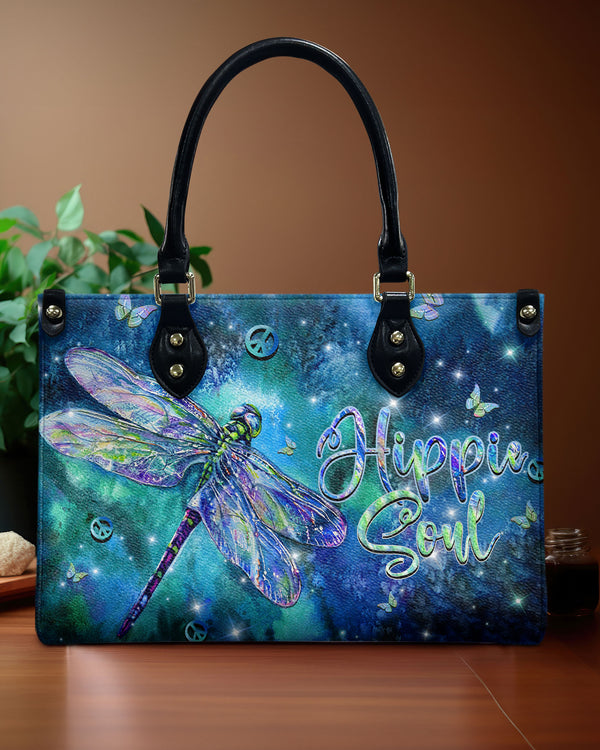 HIPPIE SOUL DRAGONFLY LEATHER HANDBAG - YHHN1410244