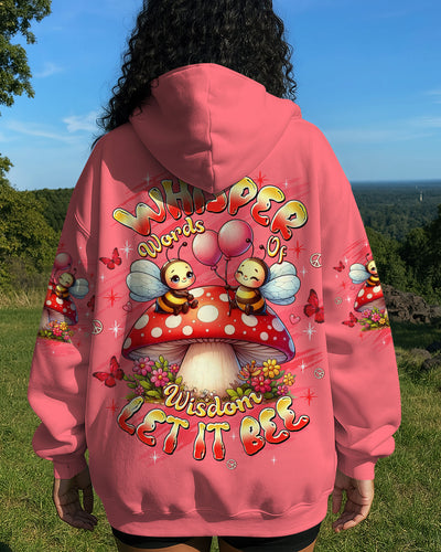 WHISPER WORDS OF WISDOM BEE ALL OVER PRINT - TLTW2009252