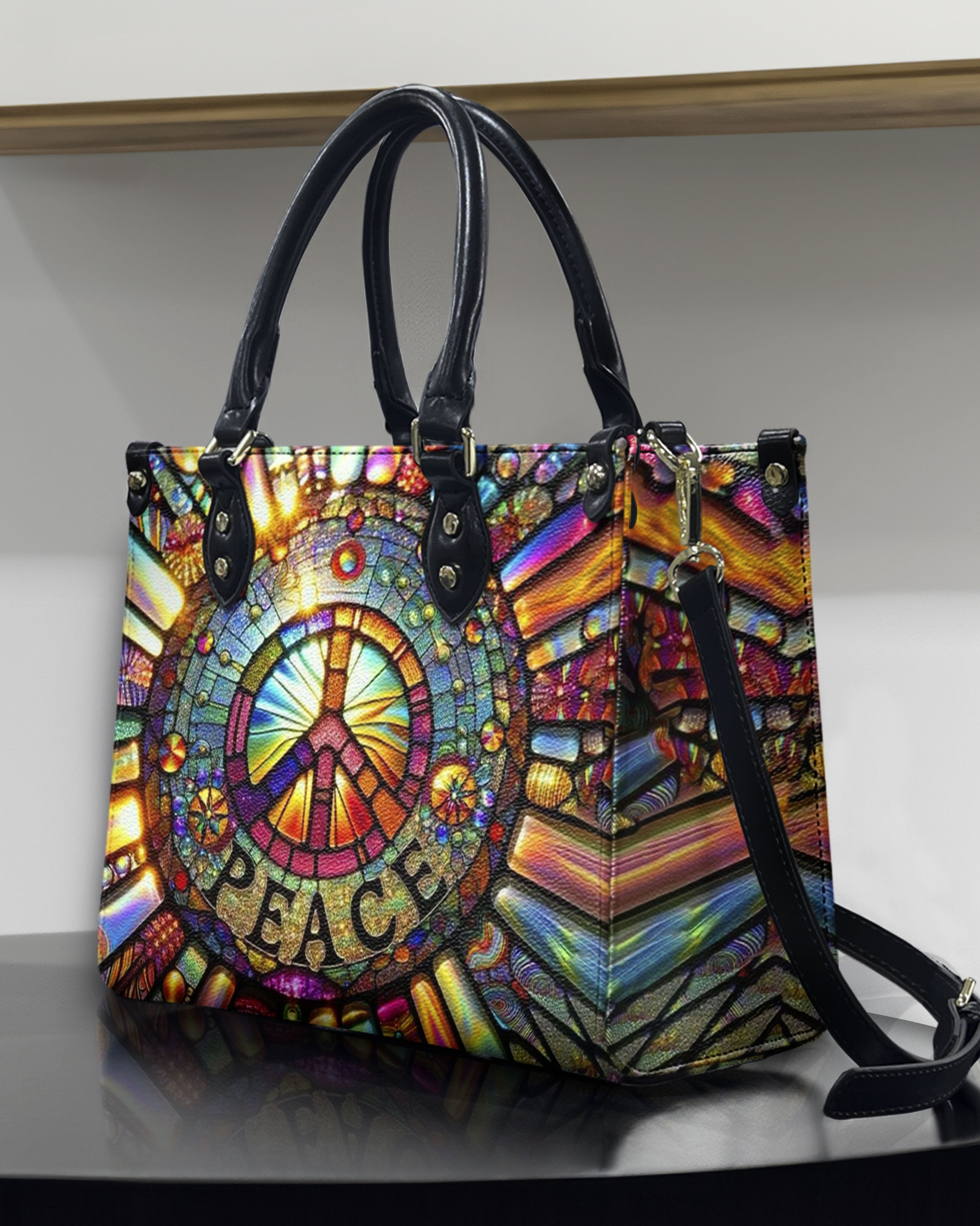 PEACE LEATHER HANDBAG - YHHN1612244