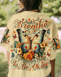 JUST BREATHE BUTTERFLY  ALL OVER PRINT - TLNO1903253