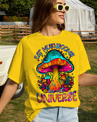 EAT MUSHROOMS SEE THE UNIVERSE TIE DYE COTTON SHIRT - TLTW2707239