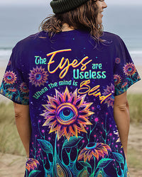 THE EYES ARE USELESS WHEN THE MIND IS BLIND ALL OVER PRINT - TLTW0405234