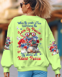 THE WORLD WILL KNOW PEACE FROG ALL OVER PRINT - TLTW2709231