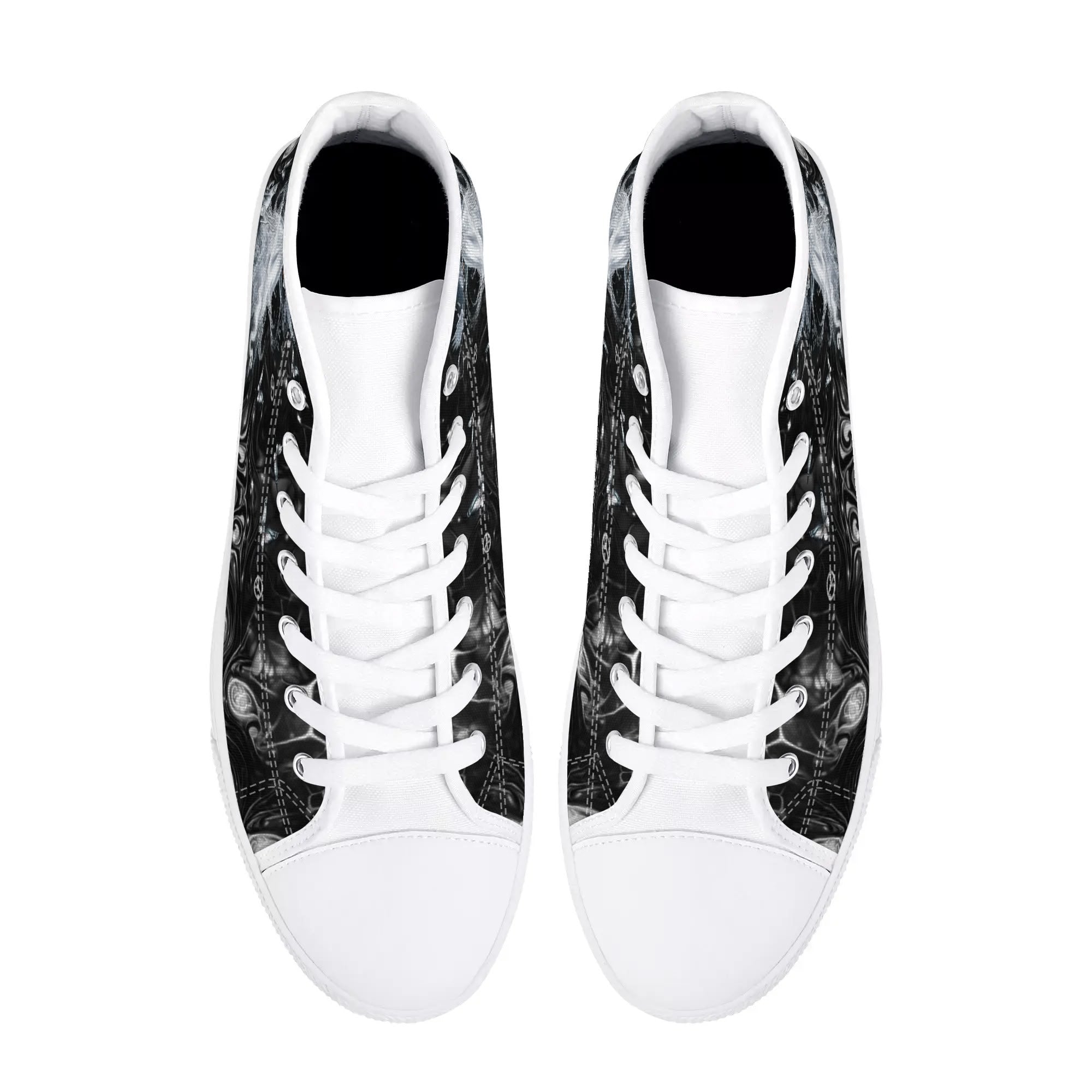 SPIRIT OF A WITCH HALLOWEEN HIGH TOP CANVAS SHOES - YHDU2609246