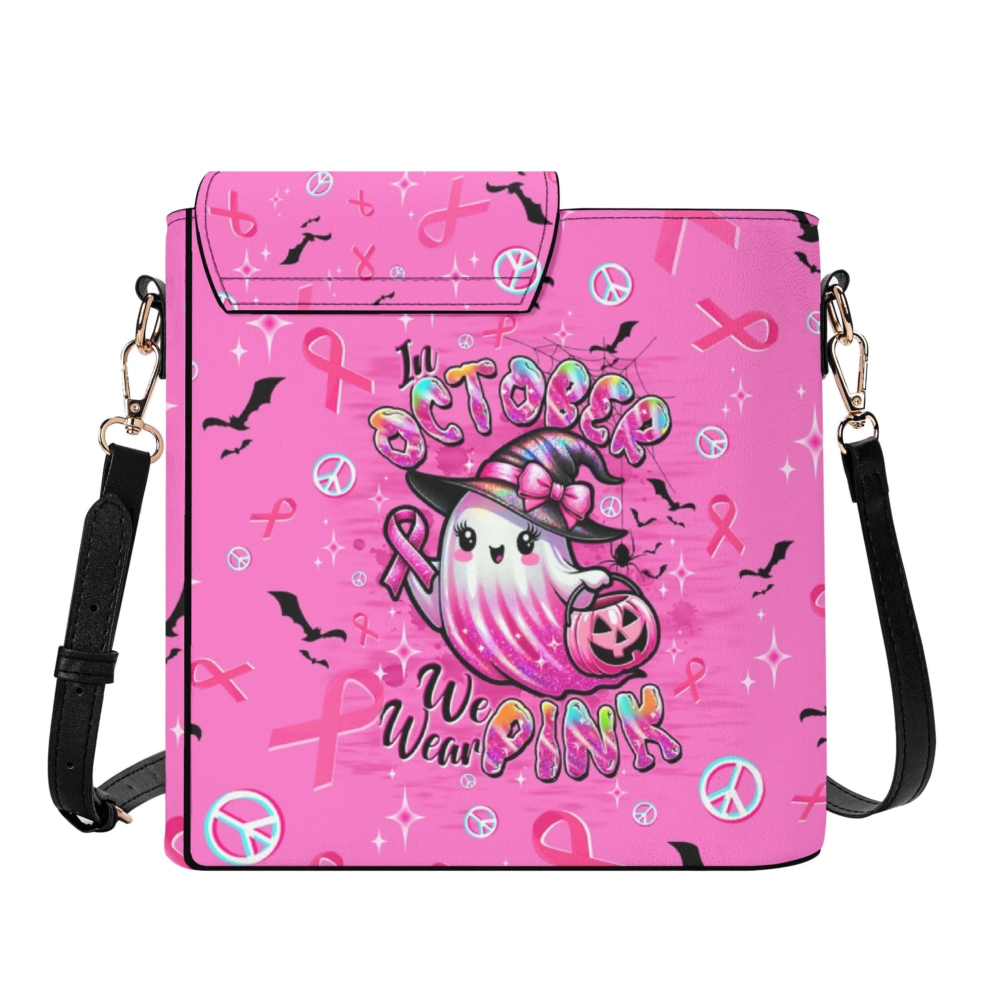 IN OCTOBER WE WEAR PINK BOO BREAST CANCER TUMBLER STORAGE BAG   - TLTW1208257
