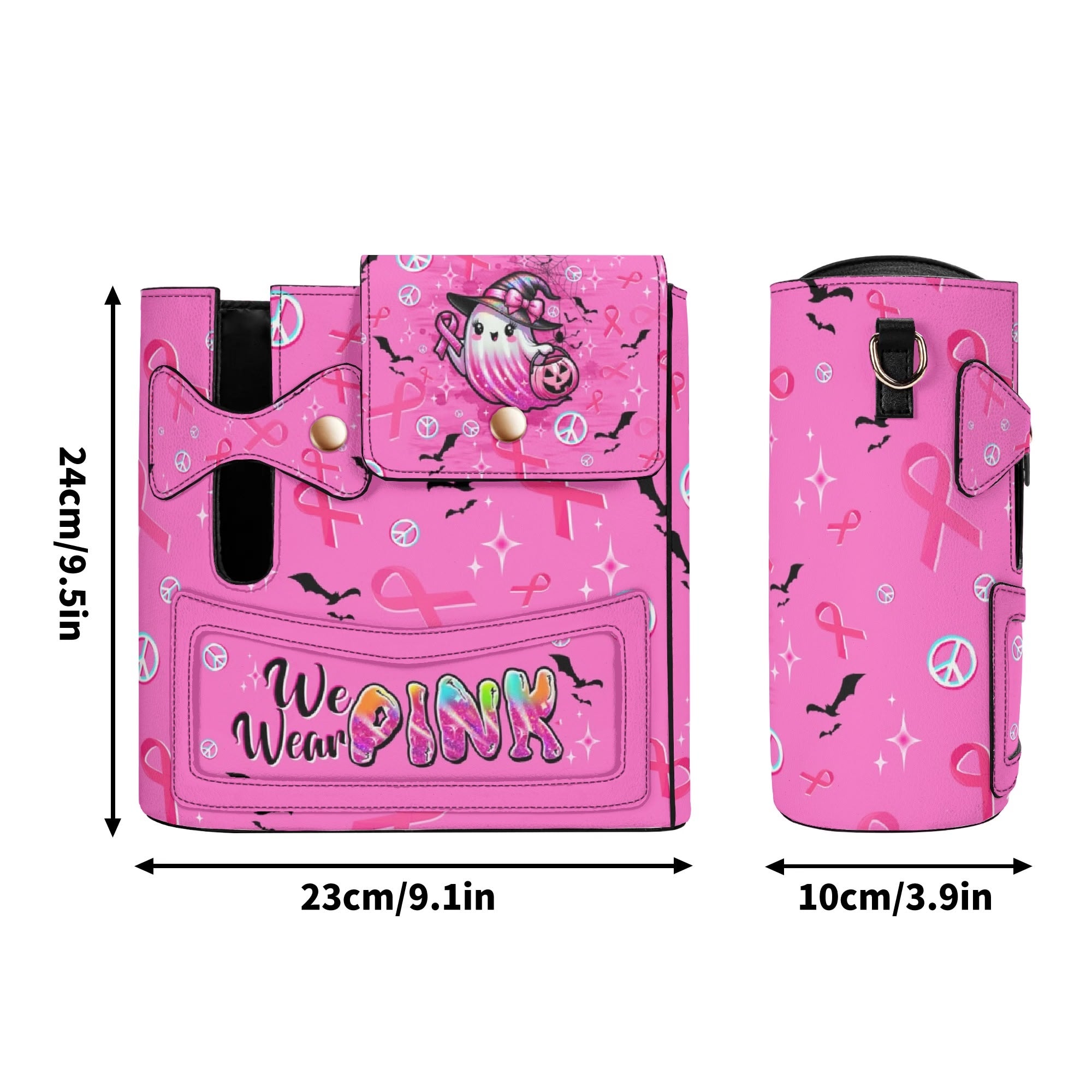 IN OCTOBER WE WEAR PINK BOO BREAST CANCER TUMBLER STORAGE BAG   - TLTW1208257