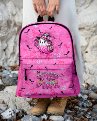 IN OCTOBER WE WEAR PINK BOO BREAST CANCER BACKPACK   - TLTW1308258