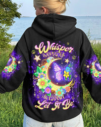 (HOT DEAL) WHISPER WORDS OF WISDOM LET IT BE BUTTERFLY ALL OVER PRINT  - TLNT0611243