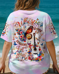 WHISPER WORDS OF WISDOM LET IT BE BUTTERFLY GUITAR ALL OVER PRINT - TLTW2204251