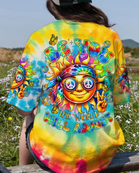 BE YOU THE WORLD WILL ADJUST SUN ALL OVER PRINT - TLTR1208243