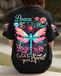 PEACE TO YOUR MIND DRAGONFLY ALL OVER PRINT - TYTD1710232