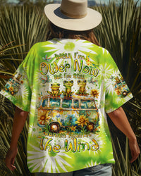 RUNNING AGAINST THE WIND HIPPIE BUS FROG ALL OVER PRINT - TLTR1308243