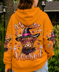 A WEE BIT WICKED HIGHLAND COW HALLOWEEN ALL OVER PRINT - TLHN2108264