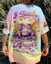 I BELIEVE THERE ARE ANGELS AMONG US FROG WINGS ALL OVER PRINT - TLNT0103244