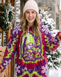 JOLLY GNOT CHRISTMAS TREE BURST ALL OVER PRINT - TLTW1410261