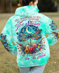 I AM THE STORM DRAGONFLY FLORAL ALL OVER PRINT - TLTR2511232
