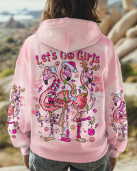 LET'S GO GIRLS FLAMINGO CHRISTMAS ALL OVER PRINT - TLTR1010244