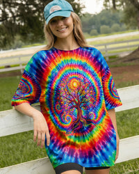 TREE LIFE COLORFUL SWIRL ALL OVER PRINT - TLTW2602262