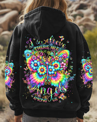 I BELIEVE THERE ARE ANGELS AMONG US BUTTERFLY ALL OVER PRINT - TLNT2609241