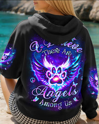 I BELIEVE THERE ARE ANGELS AMONG US PAW PRINT ALL OVER PRINT - YHHN3001262