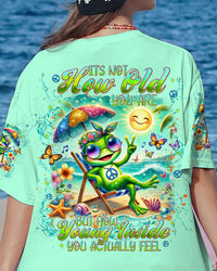 IT'S NOT HOW OLD YOU ARE FROG ALL OVER PRINT - TLNT0908242