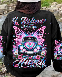 I BELIEVE THERE ARE ANGELS AMONG US WINGS CAR ALL OVER PRINT - TLNT0501241