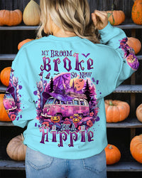 MY BROOM BROKE SO NOW I'M A HIPPIE HALLOWEEN ALL OVER PRINT - TLNT0509232