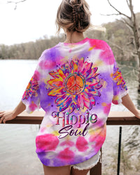HIPPIE SOUL SUNFLOWER WATERCOLOR ALL OVER PRINT - TLTR1506233