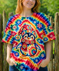 KALEIDOSCOPE CHRISTMAS PENGUIN ALL OVER PRINT - YHHN2310262