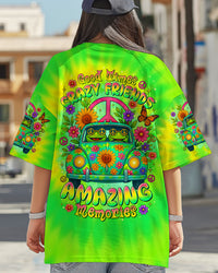 GOOD TIMES CRAZY FRIEND FROG TIE DYE CAR ALL OVER PRINT  - TLTR0805254
