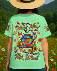 RUNNING AGAINST THE WIND CAR TIE DYE ALL OVER PRINT - TLNT2105253