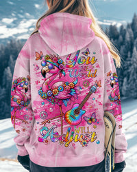 BE YOU THE WORLD WILL ADJUST FLAMINGO ALL OVER PRINT  - TLNT0701253