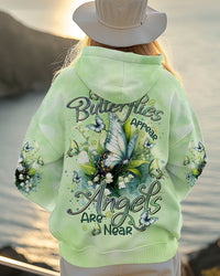 (HOT DEAL) WHEN BUTTERFLIES APPEAR ANGELS ARE NEAR ALL OVER PRINT  - TLTR0712241