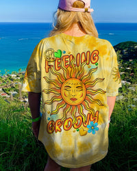 FEELING GROOVY ALL OVER PRINT - TYTD2107233