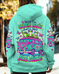 RUNNING AGAINST THE WIND BUS FROG ALL OVER PRINT - TLNT2312242