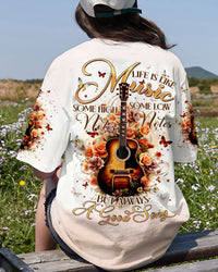 LIFE IS LIKE MUSIC GUITAR ALL OVER PRINT - TLTR1610231