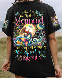 THE SOUL OF A MERMAID AND THE SPIRIT OF A DRAGONFLY ALL OVER PRINT - TYTD021123