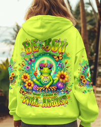 BE YOU THE WORLD WILL ADJUST FROG ALL OVER PRINT  - TLNT2001251