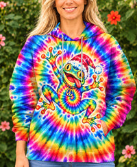 CHRISTMAS FROG RAINBOW BURST ALL OVER PRINT - YHHN1610263