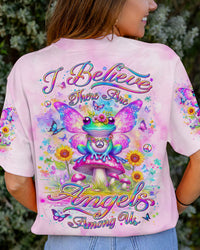I BELIEVE THERE ARE ANGELS AMONG US FROG ALL OVER PRINT - YHLN2305243