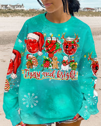 TIPSY AND BRIGHT CHRISTMAS ALL OVER PRINT - TLTR1311234